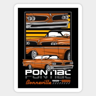 Classic Bonneville Muscle Car Magnet